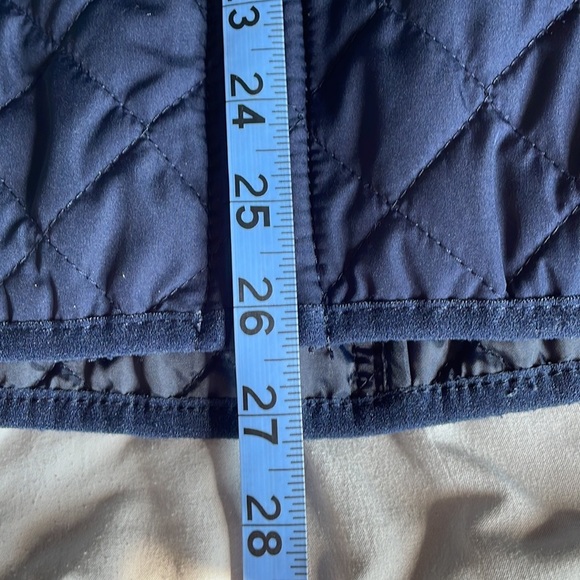 Banana Republic Jacket Womens M Navy Blue Quilted Sporty Zip Up - Picture 4 of 4